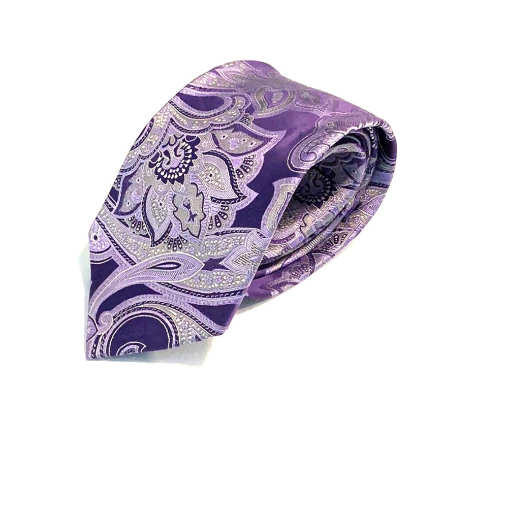 Alara Patterned Silk Tie Wrinkled NWOT
